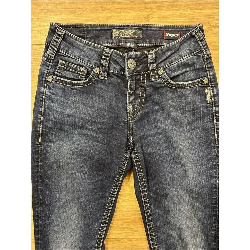 Silver Suki Mid Skinny Jeans
